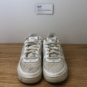 Used white Air Force ones size 6y gs